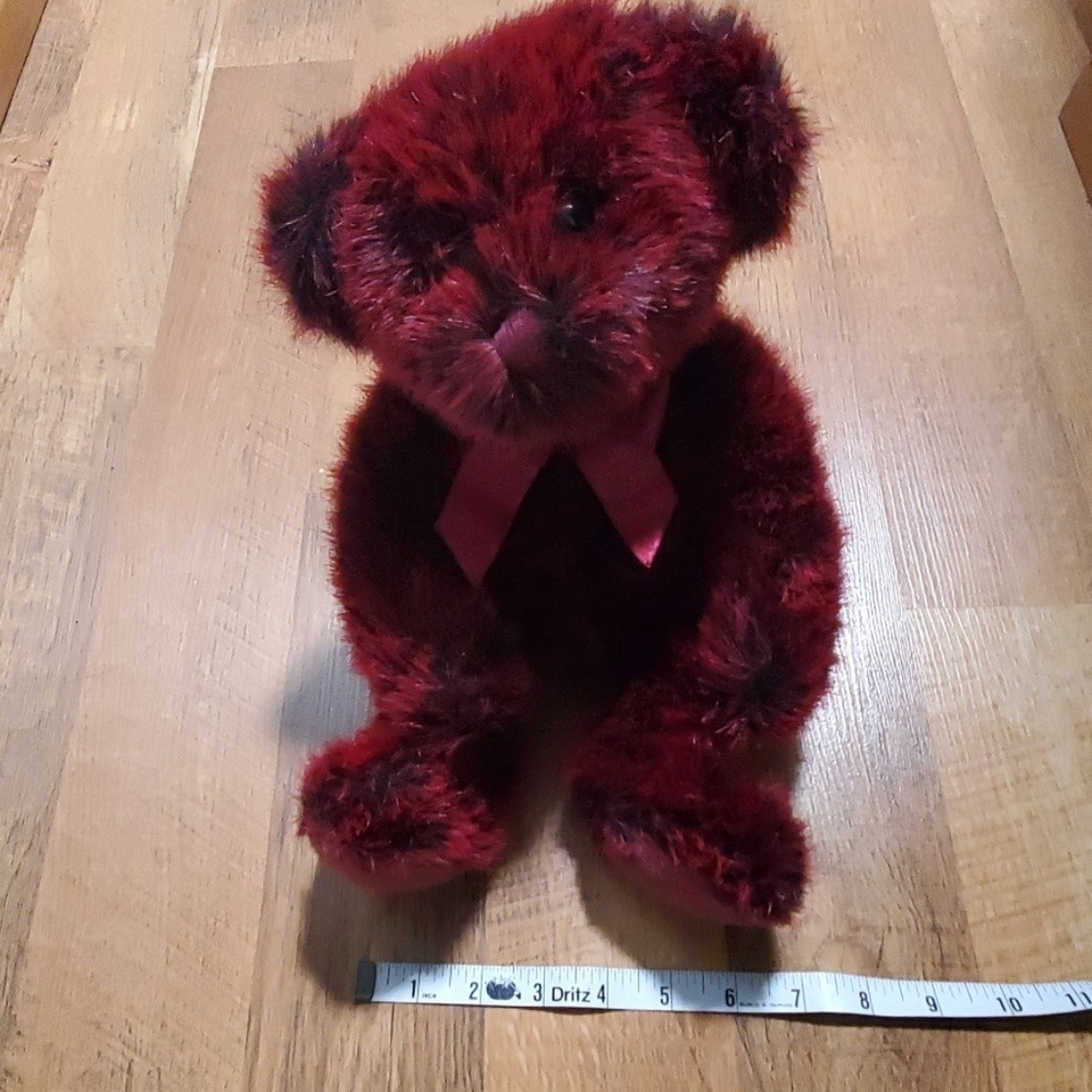 Russ Romanoff Red 14"‎ Teddy Bear - Picture 7 of 8